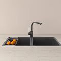 Modern sink dish basin 3d model