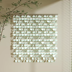 Wall decoration shell pendant tassel 3d model