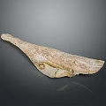 Handcrafted Wood And Stone Decorative Art Piece With Natural Texture Details