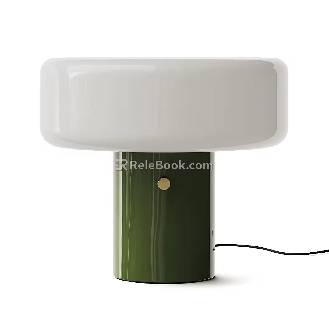 Modern CB2 Table Lamp Desk Lamp Glass Table Lamp Decorative Table Lamp Metal Table Lamp 3d model