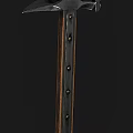 Traditional Medieval Sword With Wooden Handle And Metal Blade Design