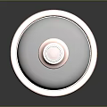 Modern Button Control Button Metal Button Stainless Steel Button 3d model