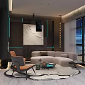 Modern Open Office Space Featuring Glass Top Desk Multiple Computers Office Chairs and Floor-to-Ceiling Windows