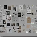 Photo Wall Gallery Design With Mixed Photos Handwritten Notes Art Prints And Decorative Cards