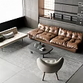 Modern Combination Sofa 3d model