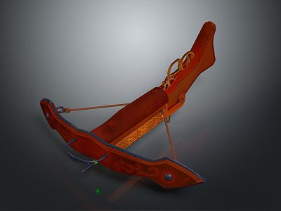 Crossbow Mechanical Crossbow Shift Bow and Arrow Shoot Far Equipment Weapons High-tech Crossbow 3d model