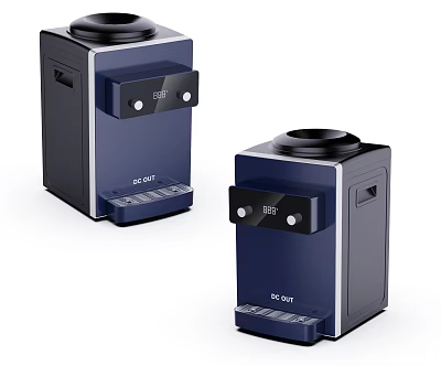 Modern Blue Household Water Dispensers Featuring DE LIGHT Design And Sleek Exterior 3d model