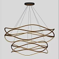 Modern chandelier combination 3d model