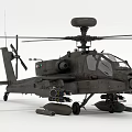 modern helicopter 3d model