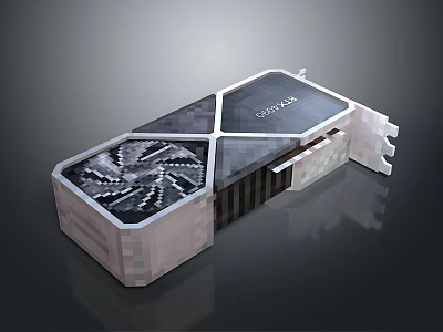 High Performance Graphics Card With Dual Fan Cooling System And Advanced Heat Sink Design 3d model