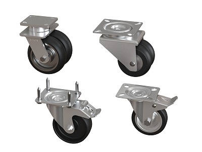 Caster universal wheel 3d model