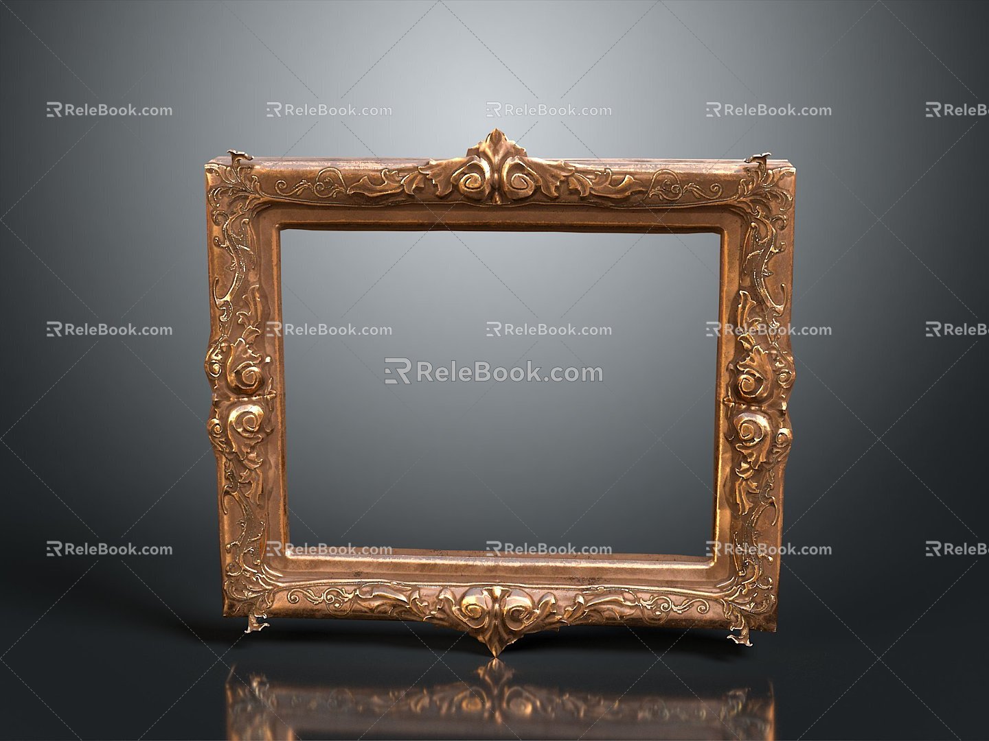 European-style Photo Frame Antique Photo Frame Classical Photo Frame 3d model