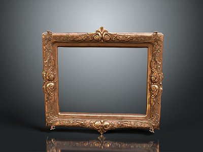 European-style Photo Frame Antique Photo Frame Classical Photo Frame 3d model