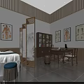 Modern Spacious Hospital Ward Interior With Patient Beds Medical Carts And Large Windows