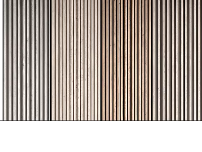 Modern Vertical Striped Wall Panels In Different Colors For Interior Design 3d model