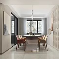 Contemporary Duplex Living Room Design With Staircase Sofa And Chandelier Display Cabinet