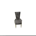 Luxury Velvet Upholstered Single Chair With Tufted Backrest Armrests And Gold Metal Legs