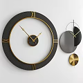 Stylish Wall Clocks With Minimalist Metallic And Roman Numeral Designs