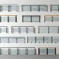 Different Types of Modern Fencing Featuring Glass Panels Wooden Rails And Metal Frames