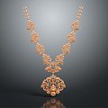 Modern Necklace Tianzhu Necklace Ornament Jewelry 3d model