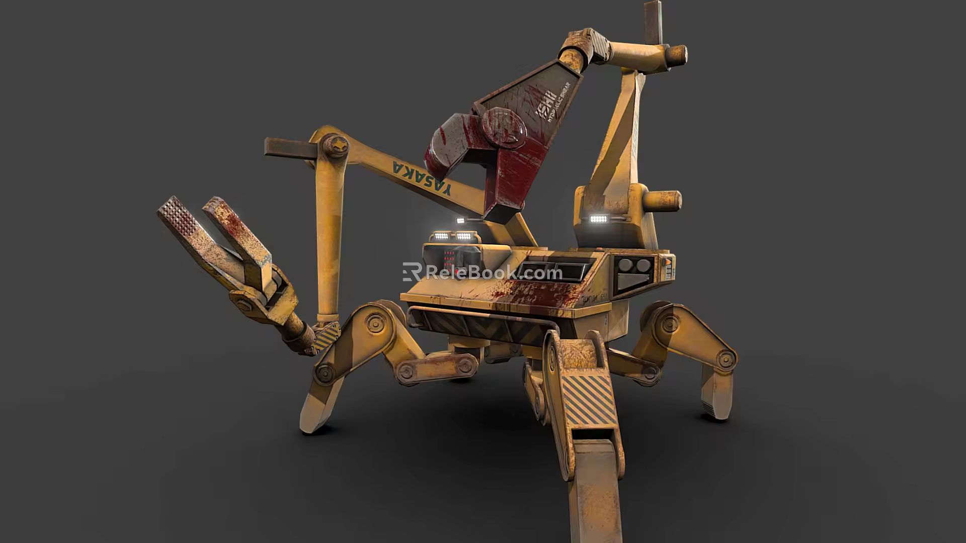 Robot Industrial Robot Killer Robot 3d model