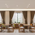 Hospital Outpatient Clinic Bright Waiting Area With Windows Greenery And Chairs