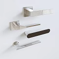 Sleek Modern Stainless Steel Door Handles With Contemporary Design And Minimalist Style For Home Interior