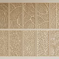 Carved Screen Partition Hollow-out Carved Component Screen Pattern 3d model