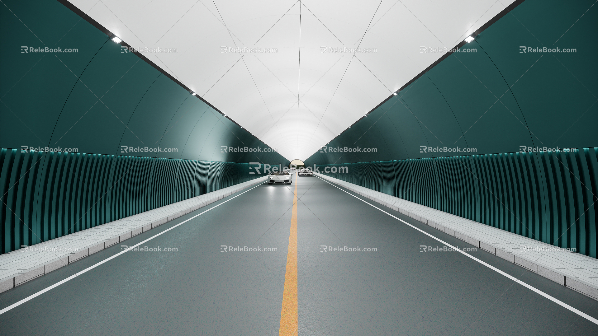 The Modern Tunnel 3d model