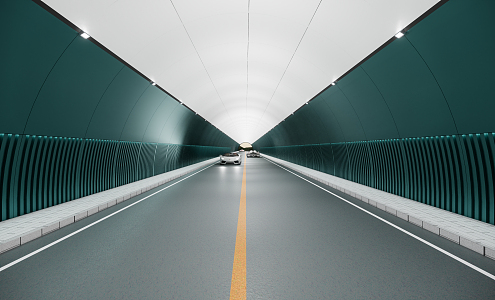 The Modern Tunnel 3d model