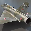 Military Fighter Jet Featuring Camouflage Paint National Insignia And Transparent Cockpit