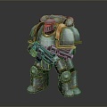 Mech Warrior Mech Soldier Machine Battlearm Mechanical Battlearm Machine Fighter Robot 3d model