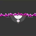 Decorative Pink Arch With Balloons Bow Roses Cake Little Girl And Pony Dolls