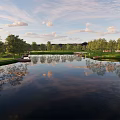 Modern Resort High Beach Resort 3d model
