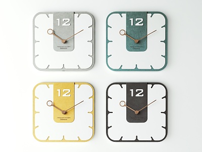 Modern clock decoration clock model