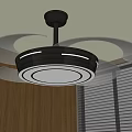 Fan light 3d model