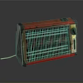Vintage Red Kitchen Heater Appliance with Classic Design and Functional Features