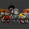 Characters Game Characters Game Characters Realistic Characters Cartoon Characters CG Characters PBR Characters 3d model