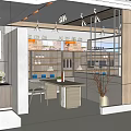 Smart Kitchen Appliances On Display In Modern Intelligent Home Experience Showroom