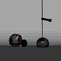 Lamp chandelier bedside lamp wall lamp 3d model