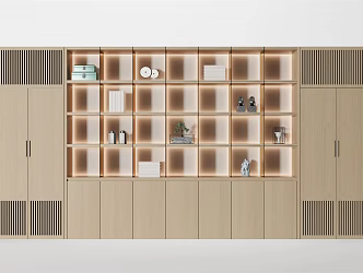 New Chinese Decorative Cabinet 3d model
