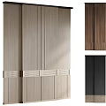 Modern Wooden Room Dividers With Dark And Light Panel Partition Design