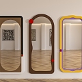 Full-body mirror Floor mirror 3d model