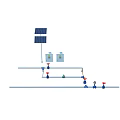 Industrial Equipment System Integrating Solar Panel Equipment Boxes Pipeline Valves And Monitoring Gauges
