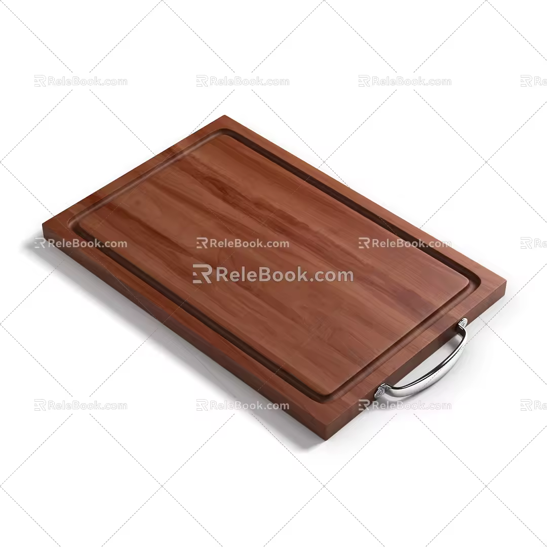 Modern Chopping Board Wooden Chopping Board 3d model