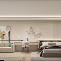 Modern Loft Apartment Interior With Sofa TV And Stairs
