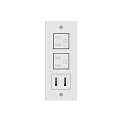 Office Electrical Socket With Double Power Outlets And USB Charging Ports