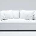modern double sofa leisure double sofa 3d model
