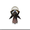 Fantasy Character With Blue Hair Mythical Creature Inspired Wings And Biomechanical Armor Features