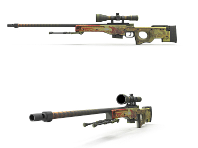 Modern Sniper Rifle model